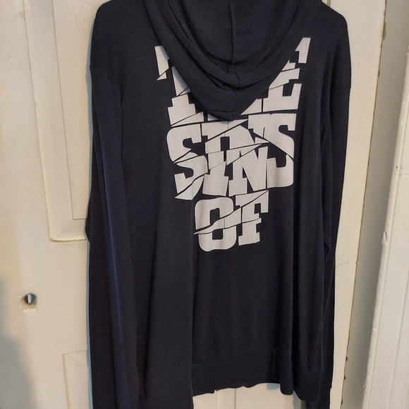 NY. The Sins Of Zip-Up Hoodie - Picture 6 of 7